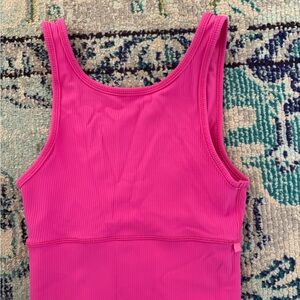 Lululemon Pink Reversible Tank Top - Size 2/4